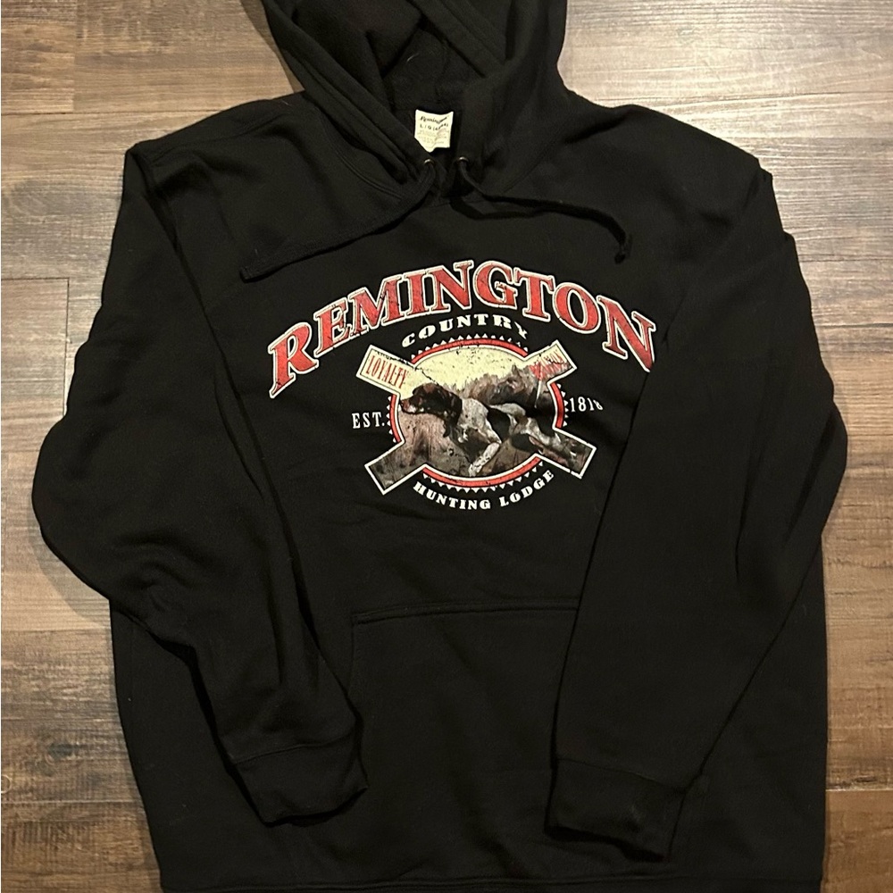Remington Black Hoodie L